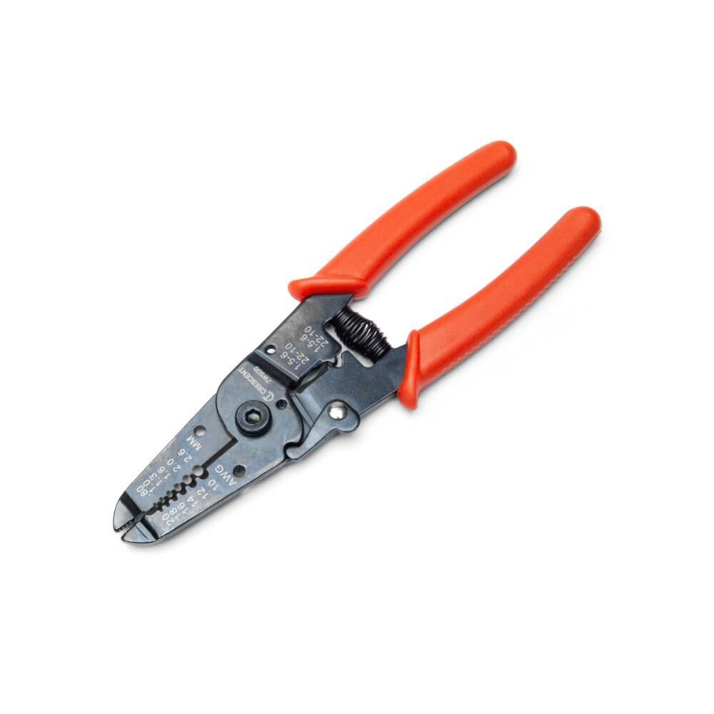 Plier 7in Wire Stripper Dipped Grip 7WSDG