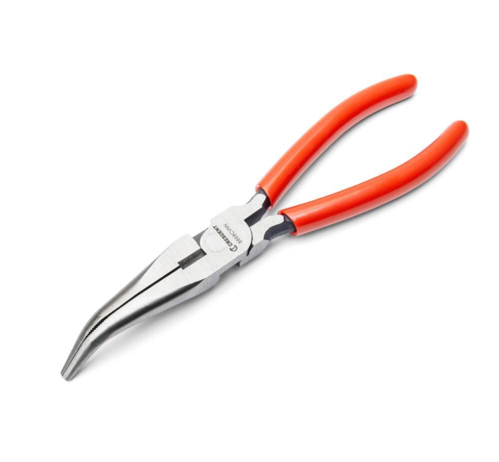 Plier 8in Bent Nose Dipped Grip 8888CVNN