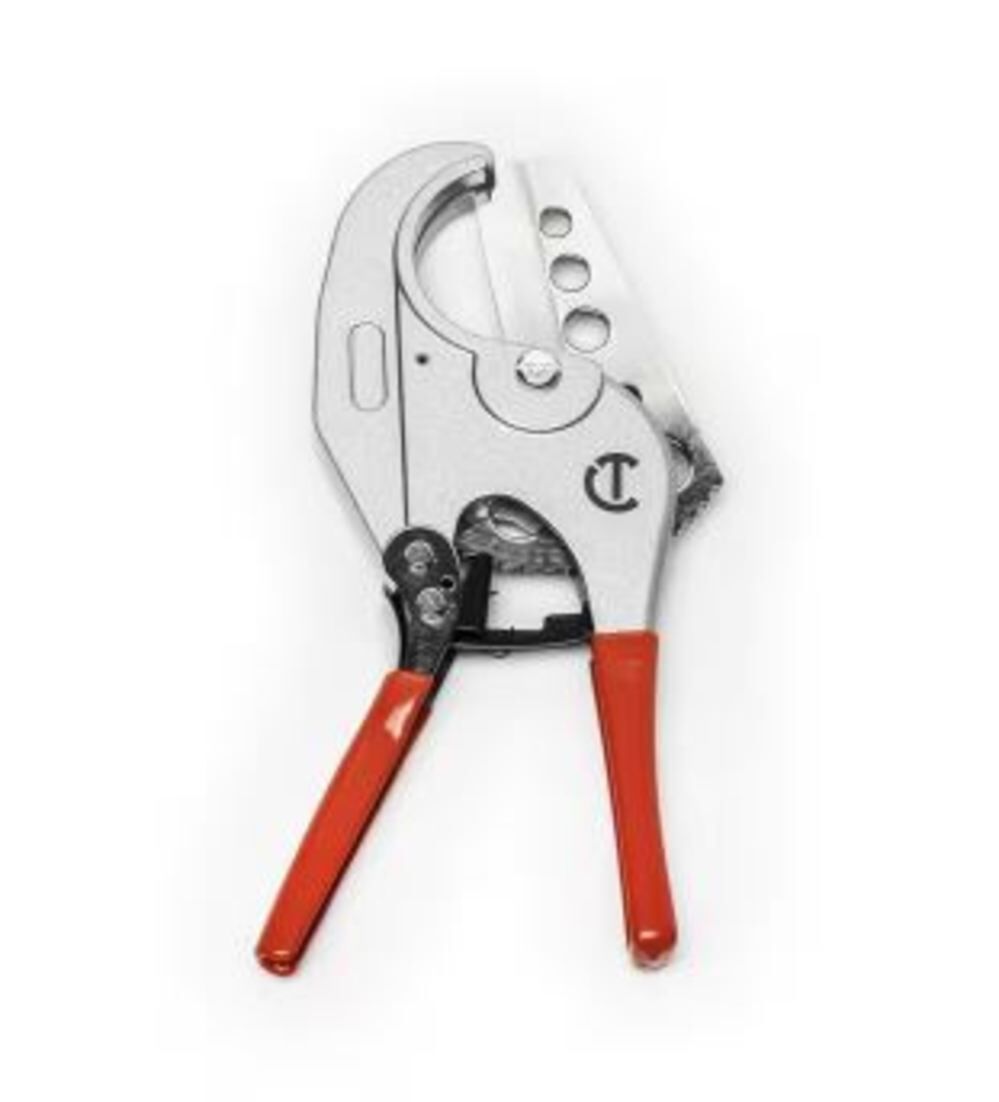 Ratcheting PVC Pipe Cutter 2 1/8in CRPC238