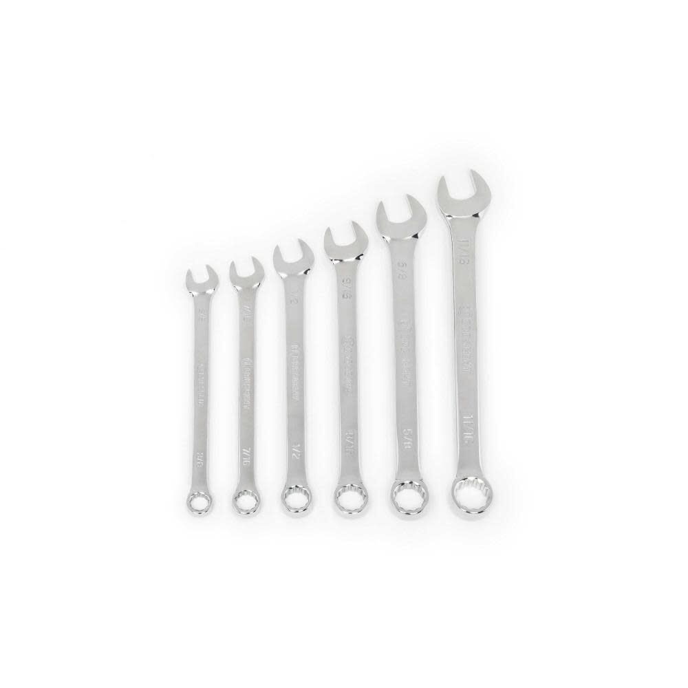 SAE Combination Wrench Set 12 Point 6pc CCWS0-05