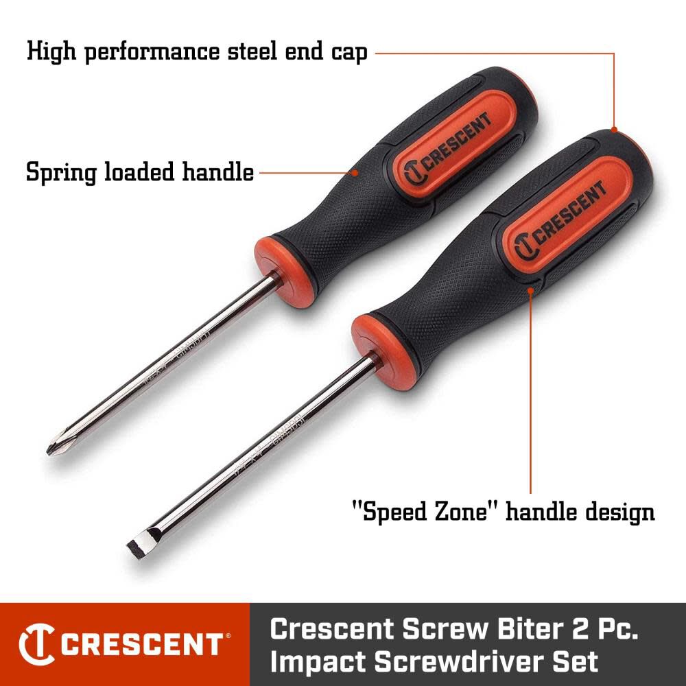 Screw Biter Dual Material Extraction Screwdriver Set 2pc CIMSD2SET