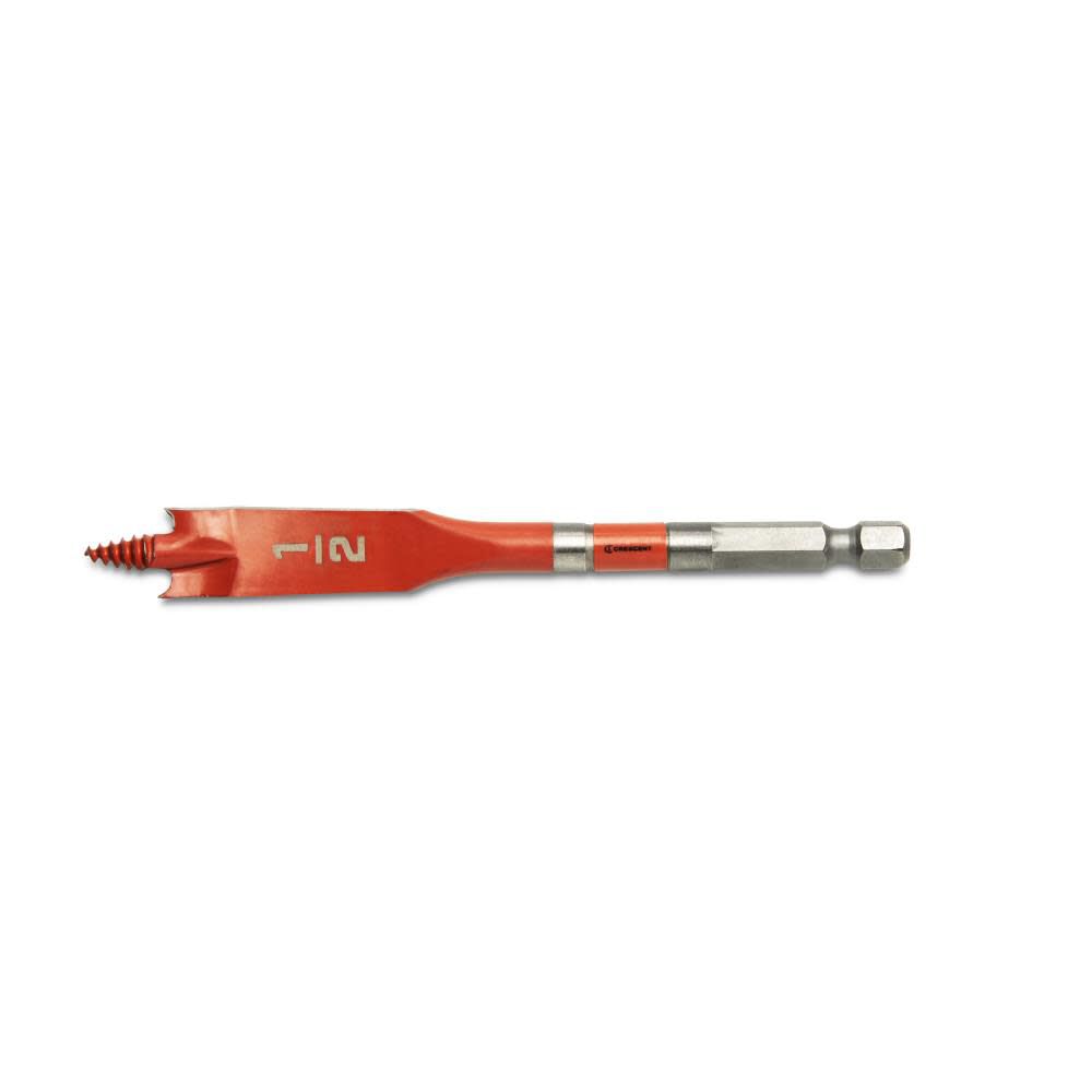 Screw Point Spade Drill Bit, 1/2 Inch x 4 Inch CDSP-429