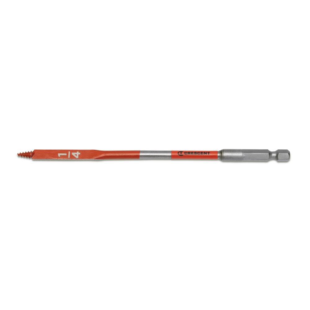 Screw Point Spade Drill Bit, 1/4 Inch x 6 Inch CDSP-613