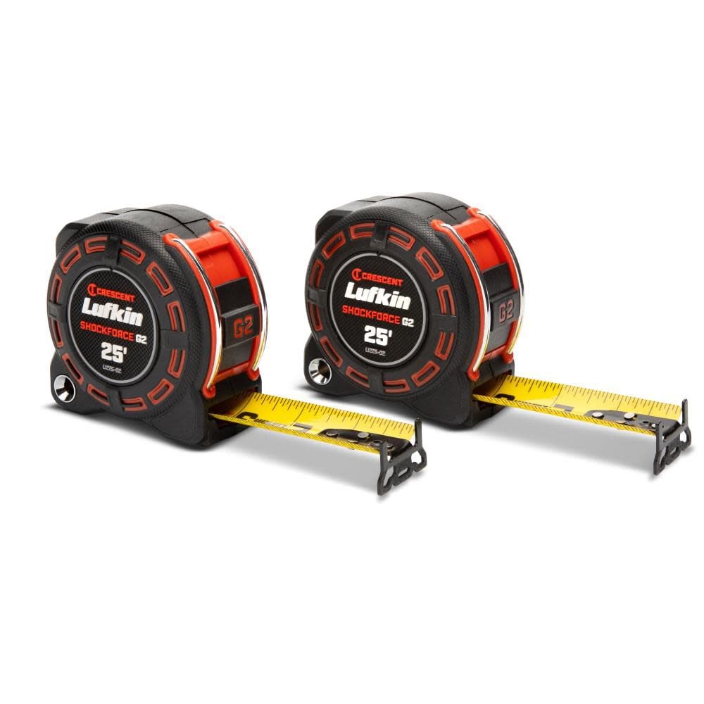 Shockforce G2 2-Pack 25-ft Tape Measure L1225SET2V-02