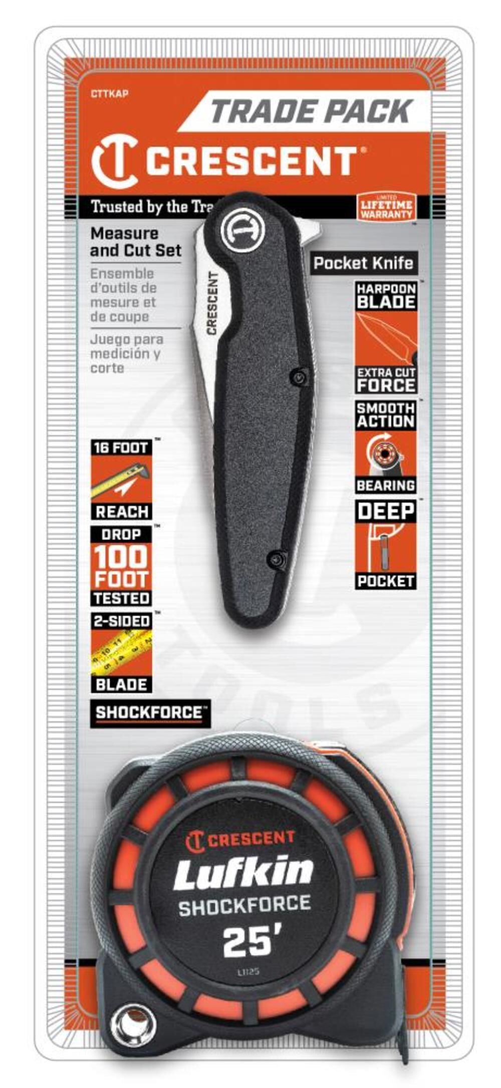 Shockforce Measure & Cut Set 2pc CTTKAP