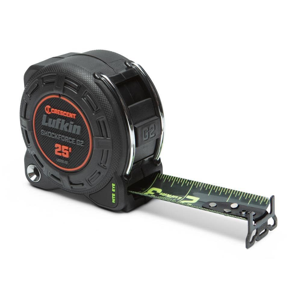 Shockforce Nite Eye G2 25-ft Tape Measure L1225B-02