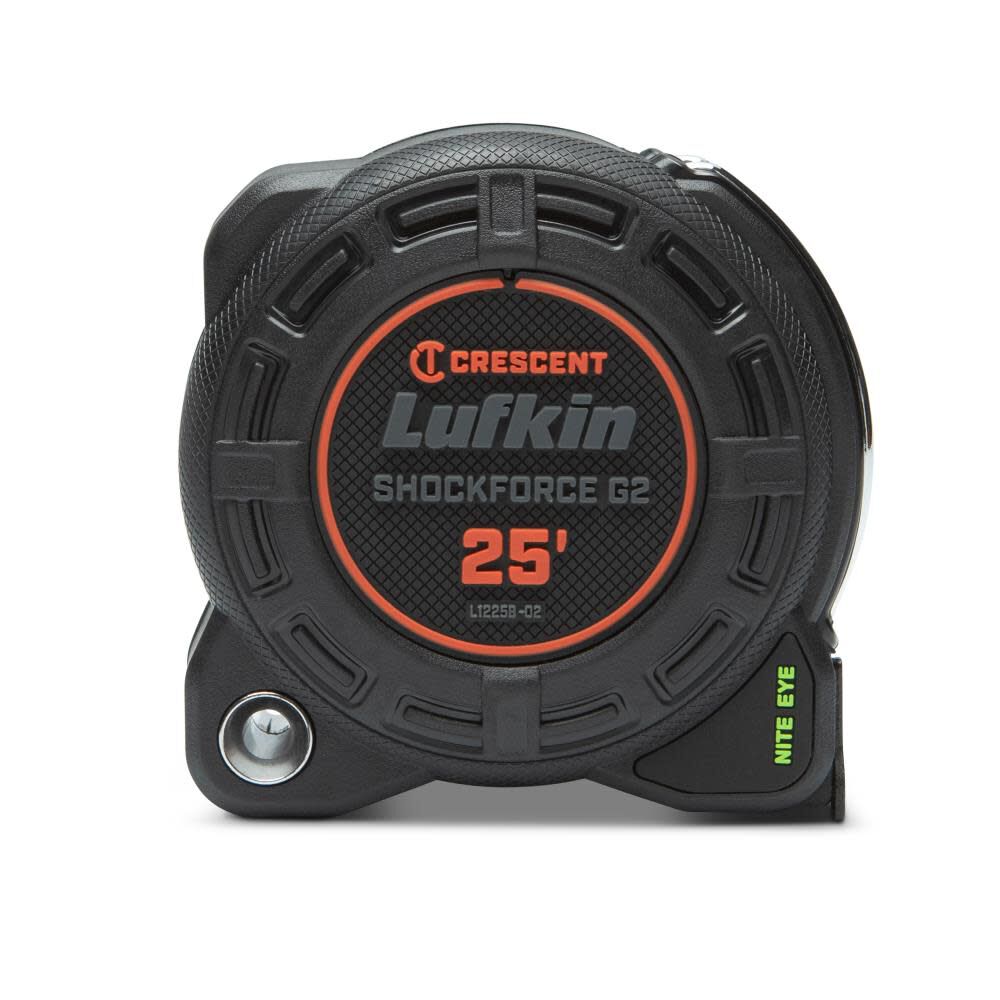 Shockforce Nite Eye G2 25-ft Tape Measure L1225B-02