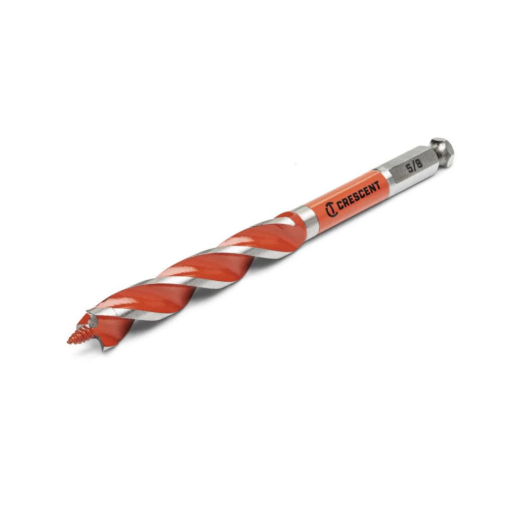 Solid Auger Drill Bit, 5/8 Inch x 7-1/2 Inch CDAG-7533