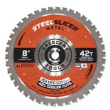 Steel Slicer Thick Metal Circular Saw Blade 8in x 42T CSBMK-842