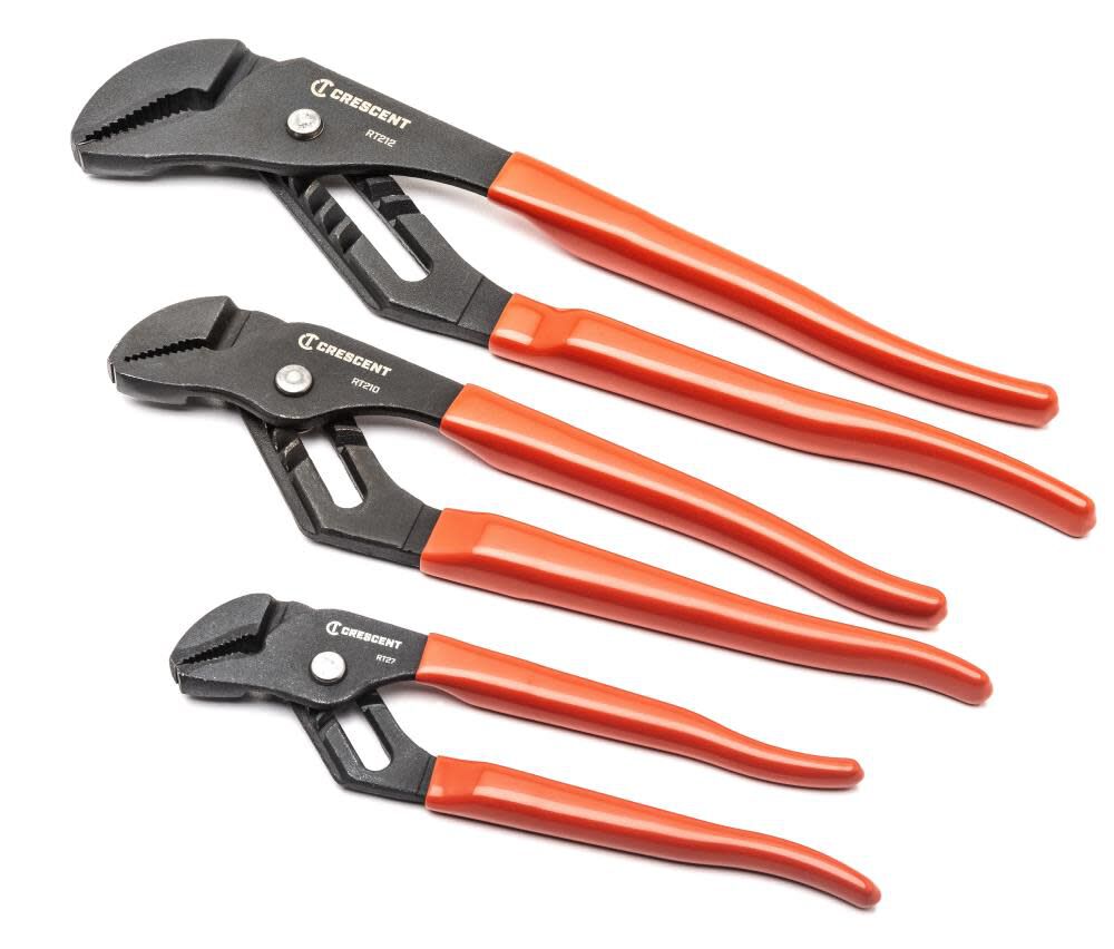 Straight Jaw Dipped Handle Tongue and Groove Plier Set 3pc RT200SET3-05