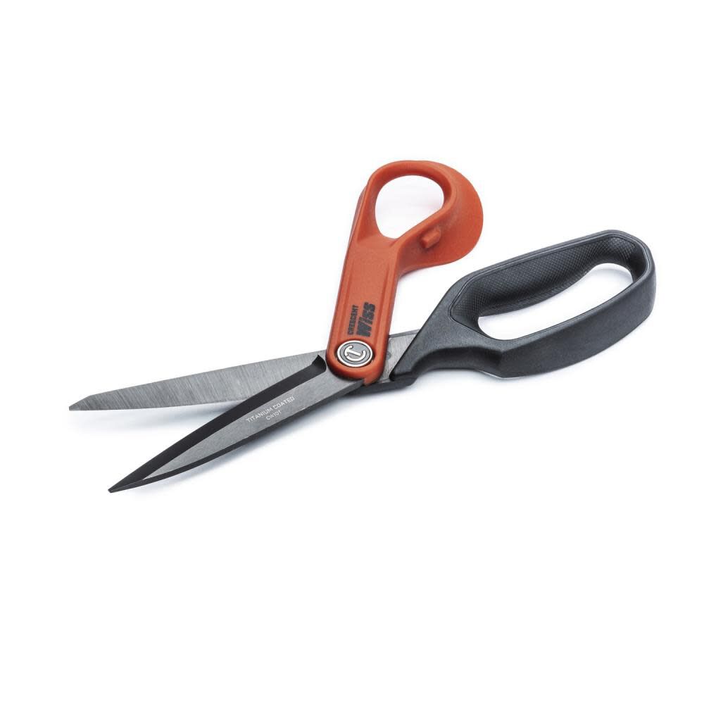 10in Tradesman Shears Offset Right Hand Titanium Coated CW10T