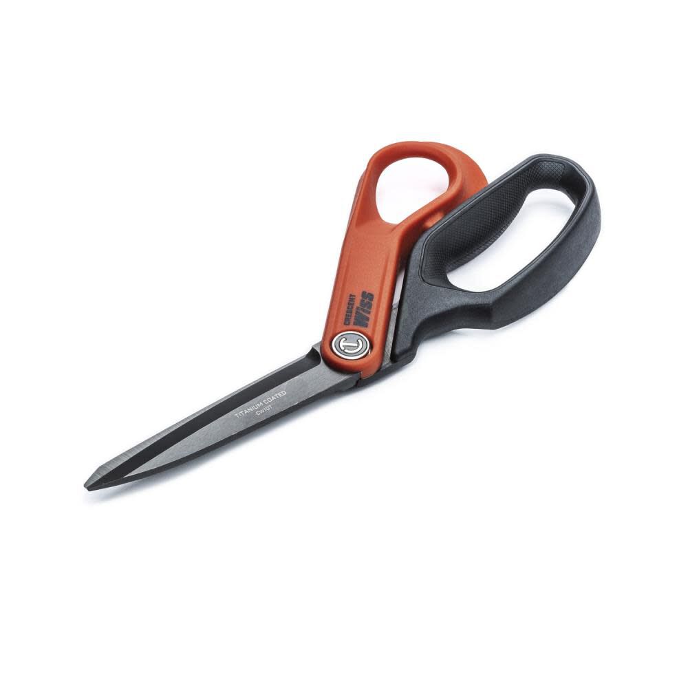 10in Tradesman Shears Offset Right Hand Titanium Coated CW10T