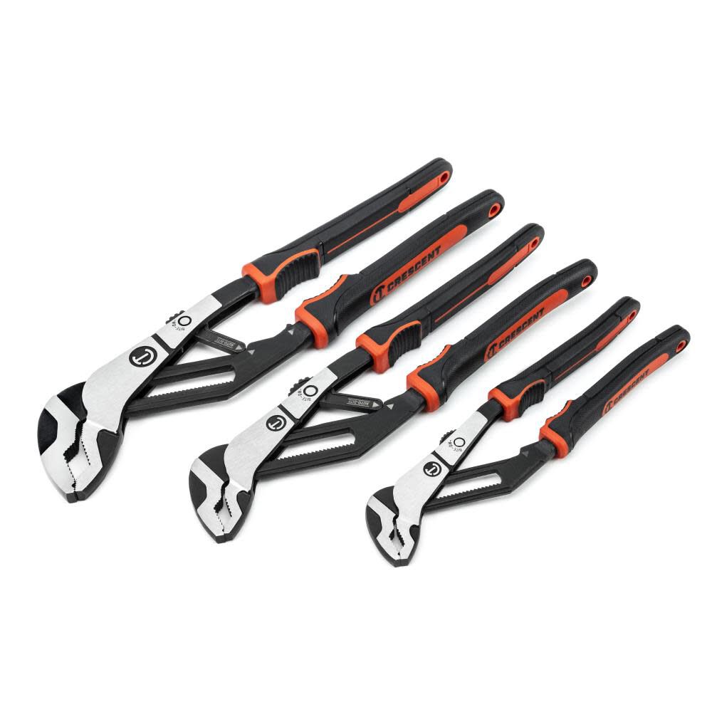 Z2 Auto-Bite Tongue and Groove Plier Set 3pc RTABCGSET3