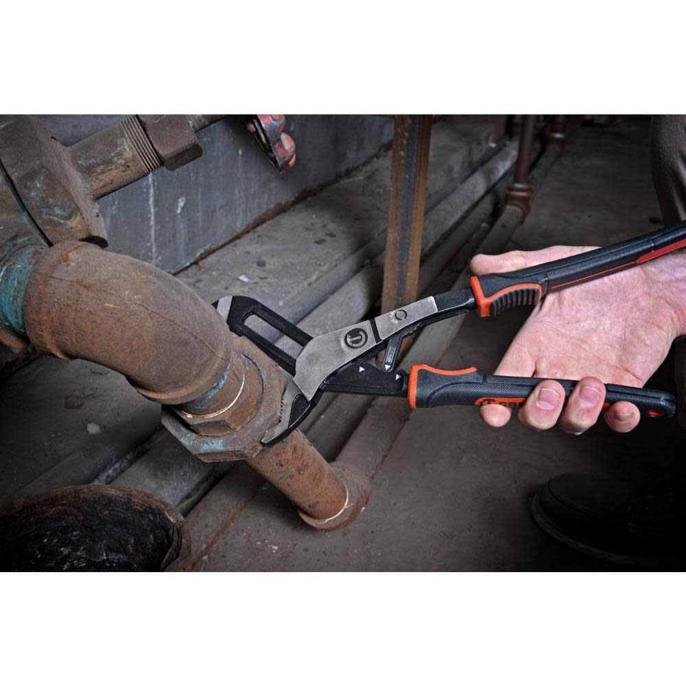 Z2 Auto-Bite Tongue and Groove Pliers 8in Dual Material RTAB8CG