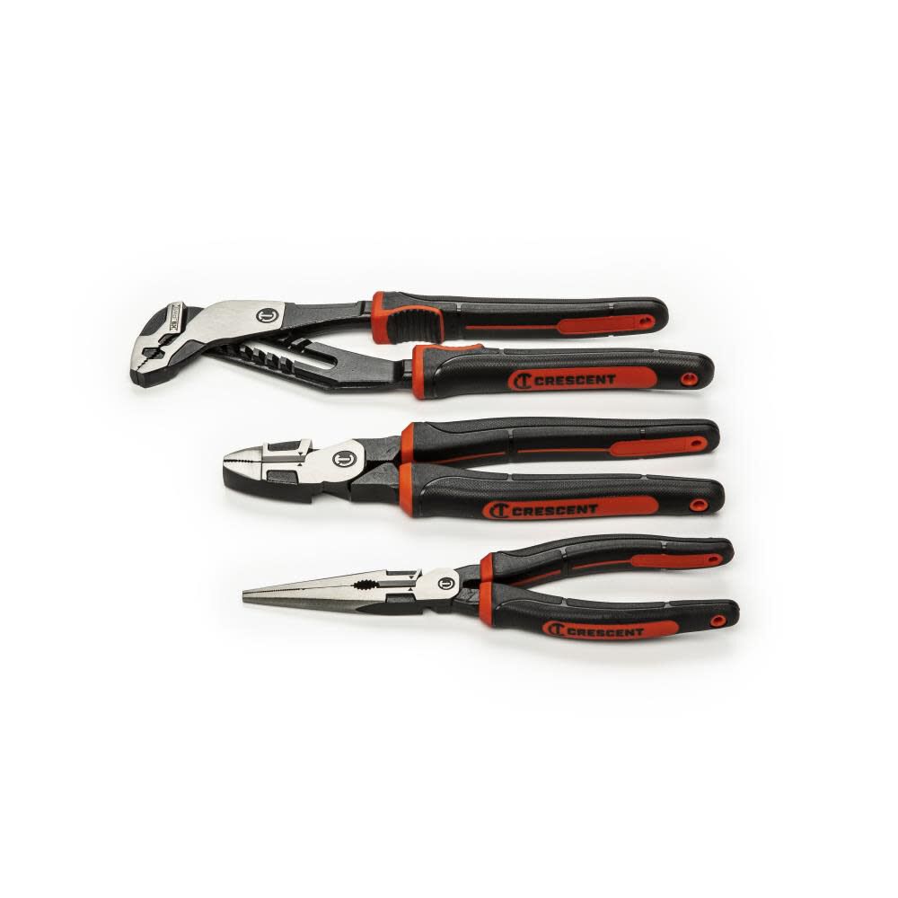 Z2 Mixed Dual Material Plier Set 3pc Z2SET3CG-06