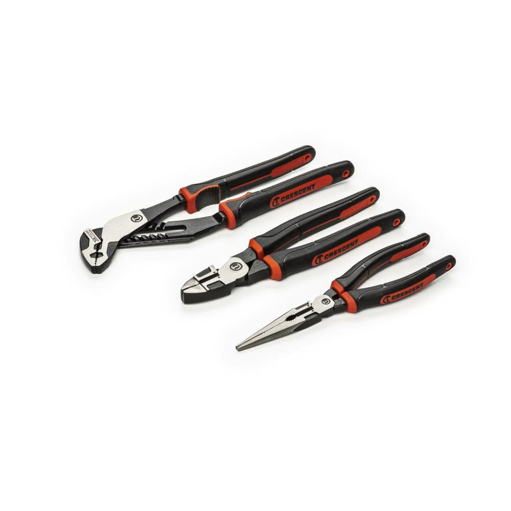 Z2 Mixed Dual Material Plier Set 3pc Z2SET3CG-06