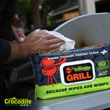 Biodegradable Huge Grill Cleaning Cloths 1 Pack/80 Cloths 6600-080