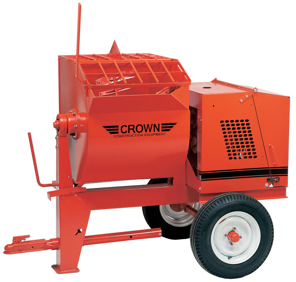 8S-GH8 8 Cu. Ft. Mortar Mixer Towable with Ball Hitch 609917B