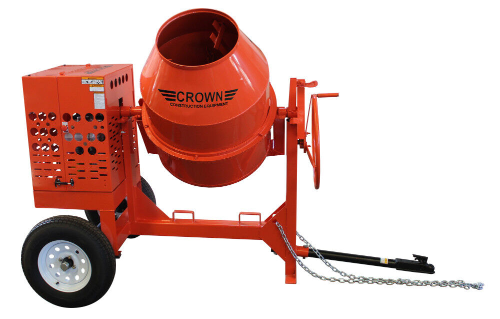 C12-CGH13 12 Cu. Ft. Towable Concrete Mixer with Ball Hitch 609492B