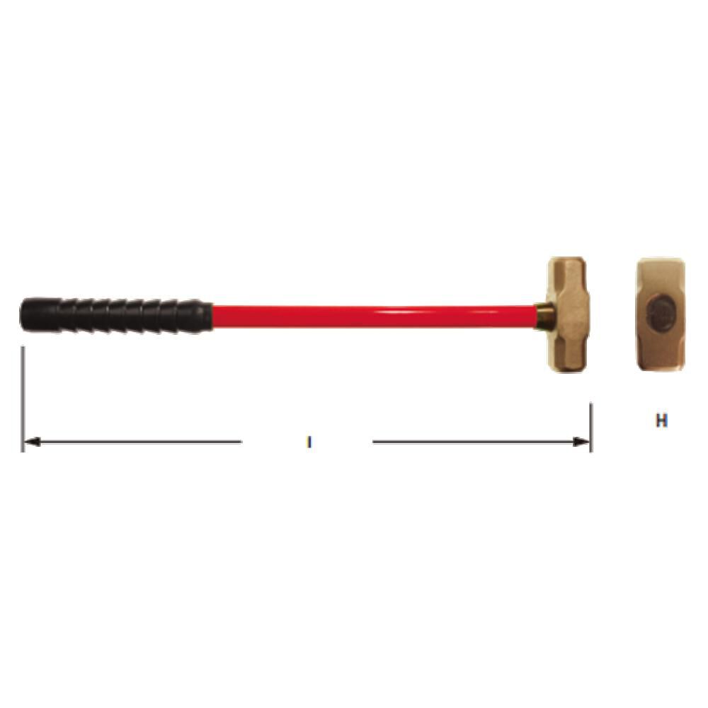 Non Sparking 10 lb Sledgehammer EX104U-1000A