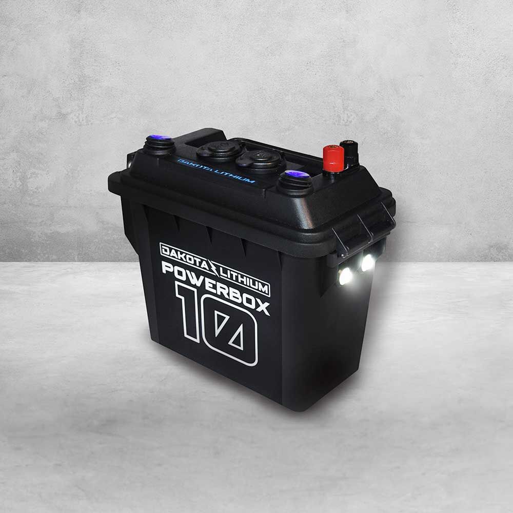 Lithium 12V 10Ah Power Box 10 Battery with Charger DLPB10AB