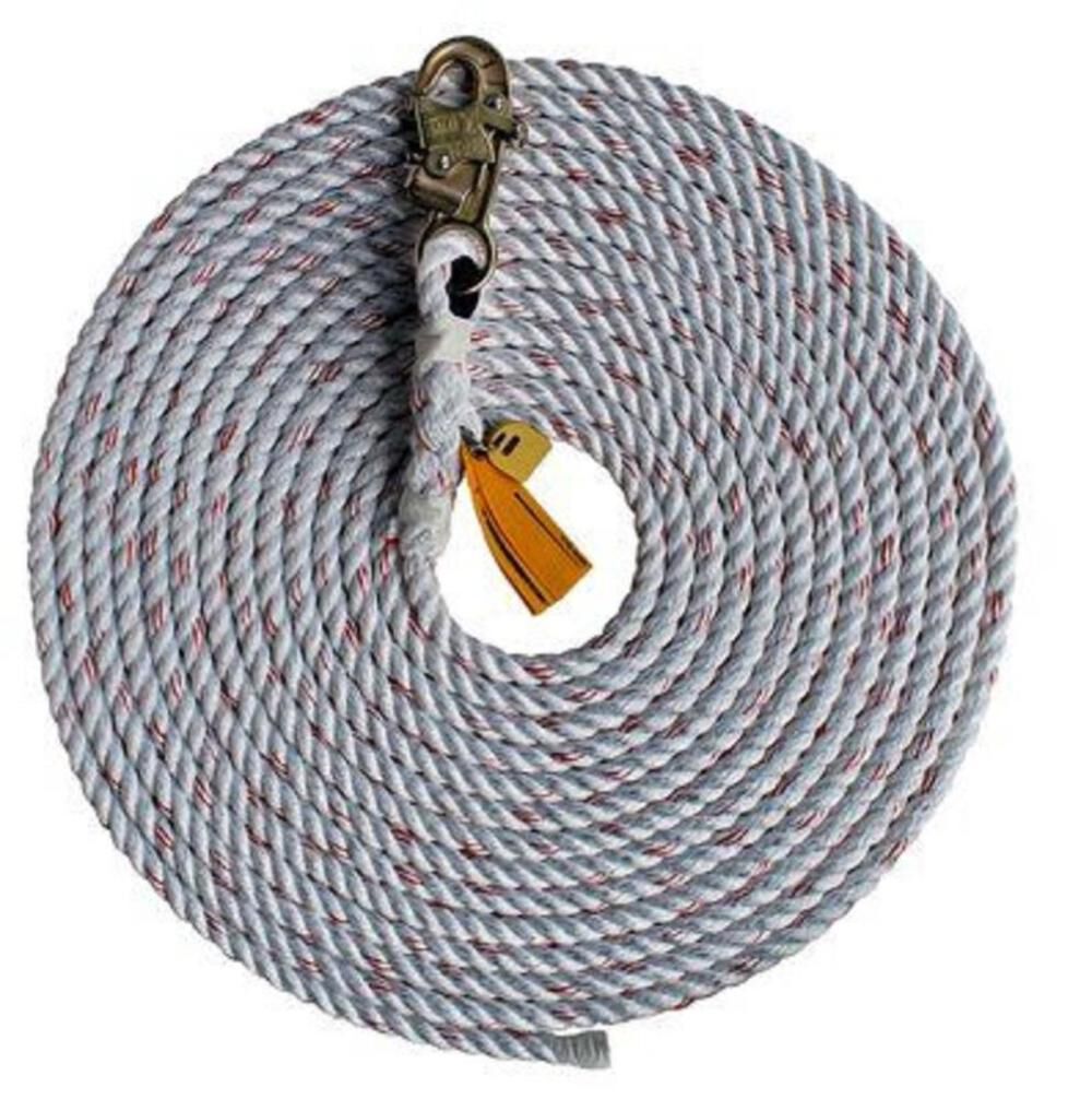 50 Ft. Rope Lifeline with Snap Hook 1202794