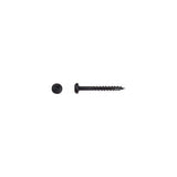 #6 x 1-1/2 In. Pan Head Square Drive Black Pocket Hole Screw BPSA06112S2F