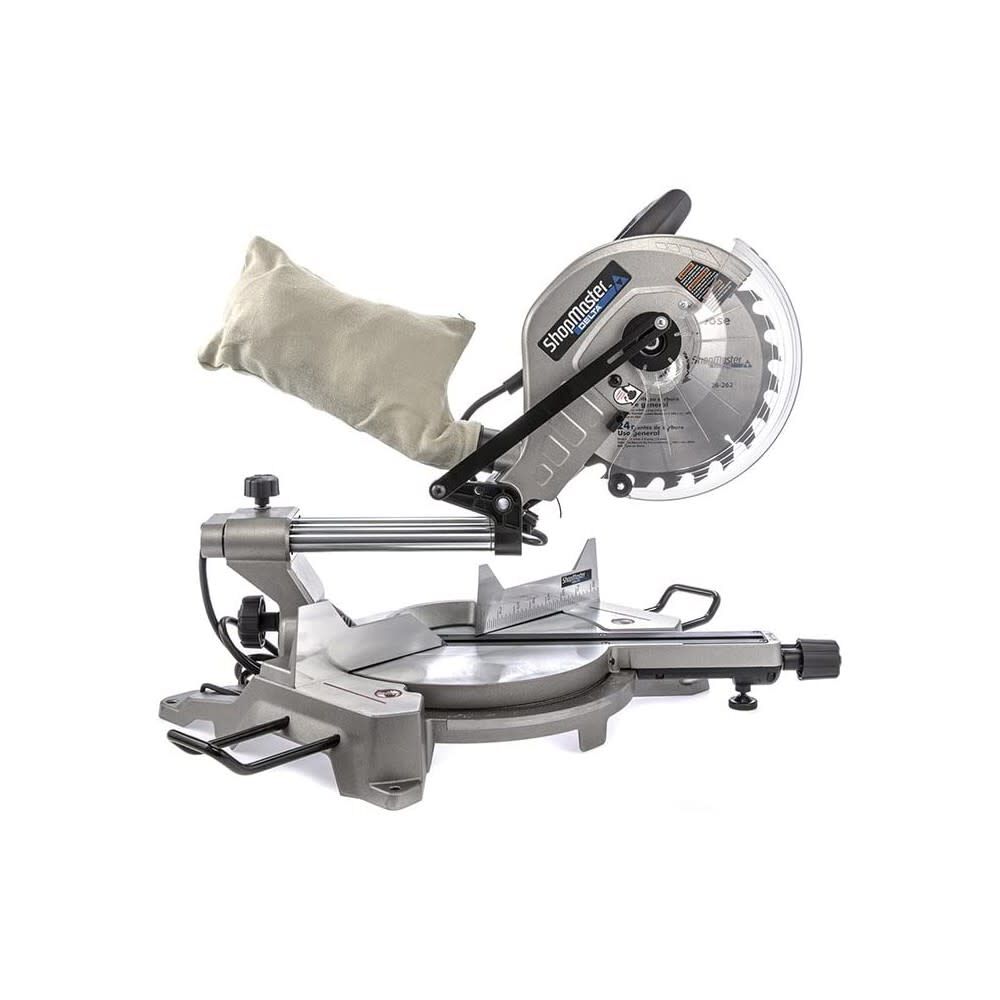 ShopMaster 120V 15A 10in Compound Sliding Miter Saw S26-263L