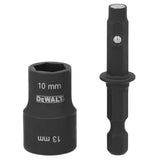 0mm & 13mm Socket with Short Extension DWADEND1013MM