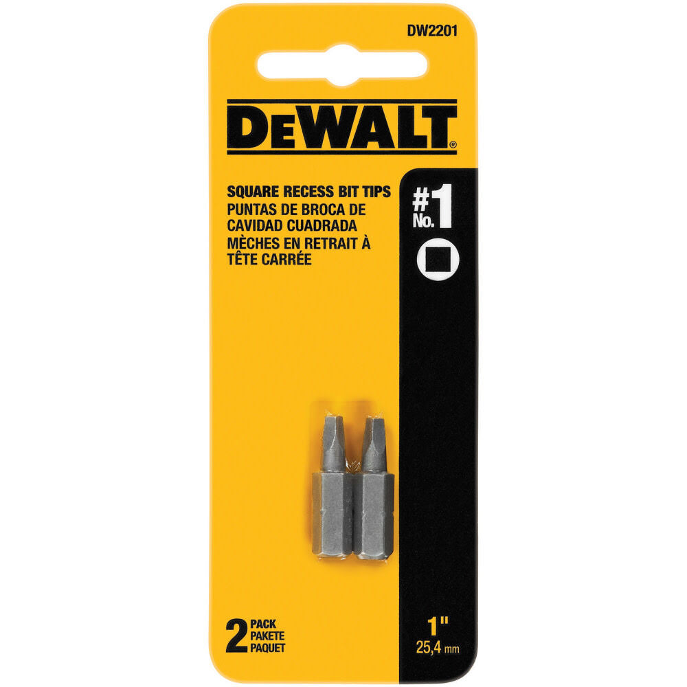 #1 Sq. Recess Insert Bit Tip DW2201