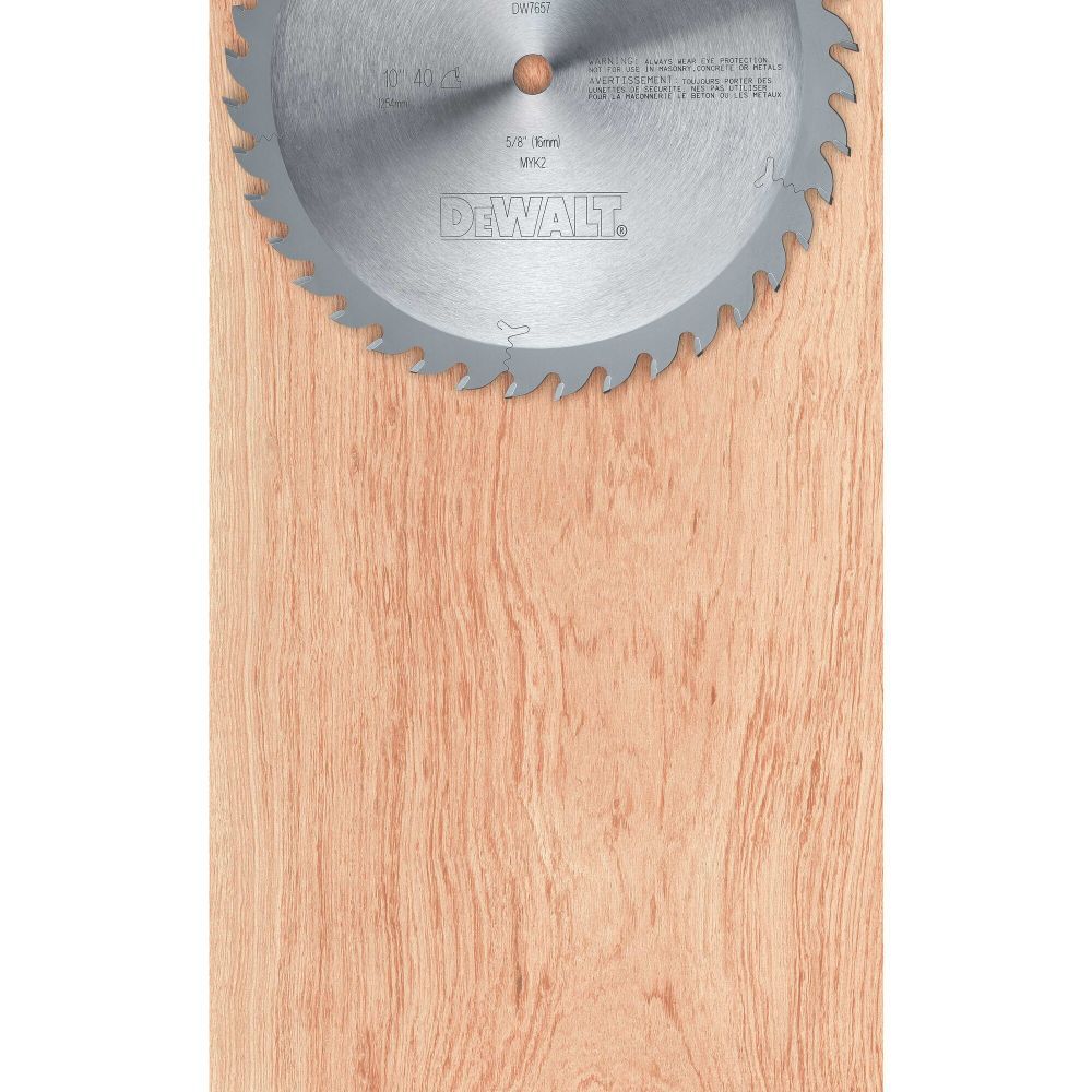 10 in 40T General Purpose Woodworking Saw Blade DW7657