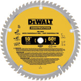 10-in 60-Tooth Carbide Saw Blade DW3106