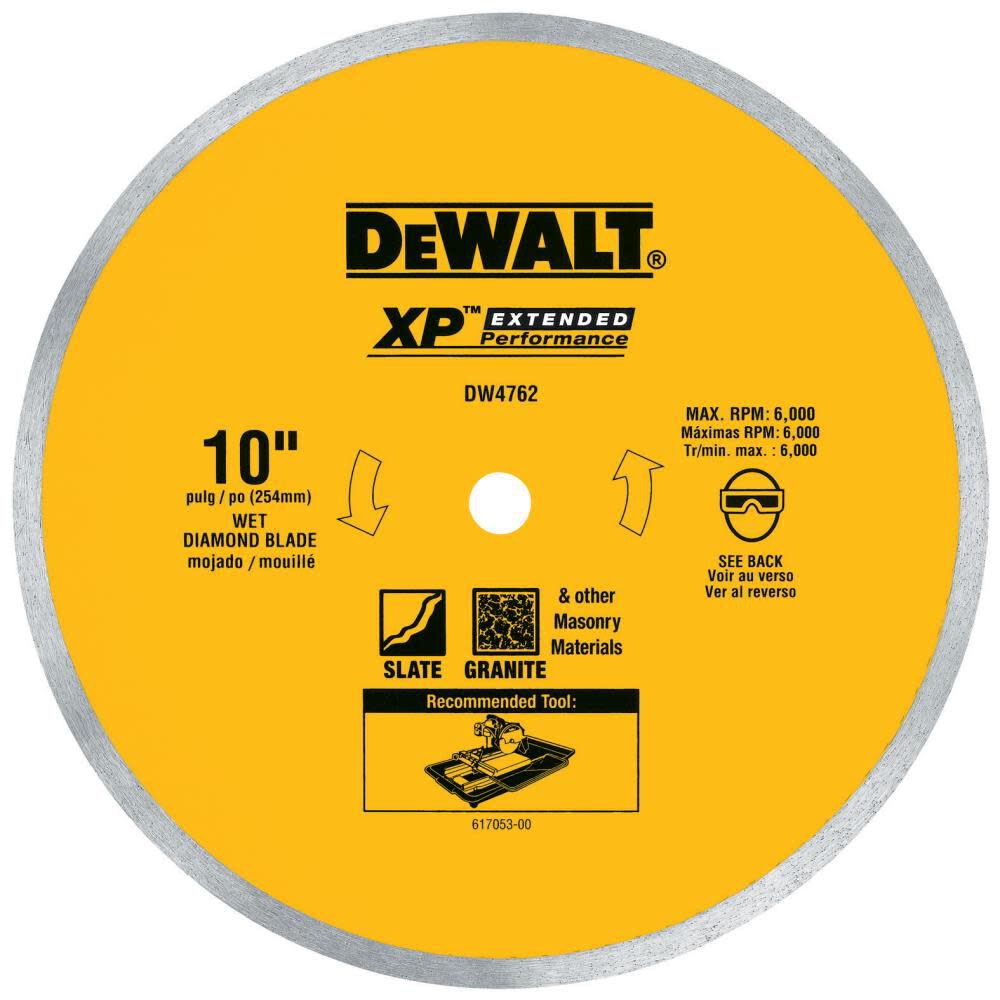 10 In. Porcelain Tile Blade DW4762