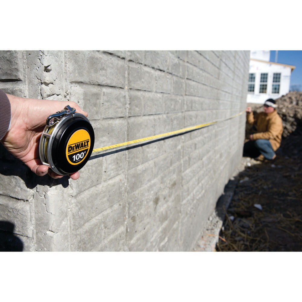 100 Ft. Auto Retractable Long Tape DWHT34201