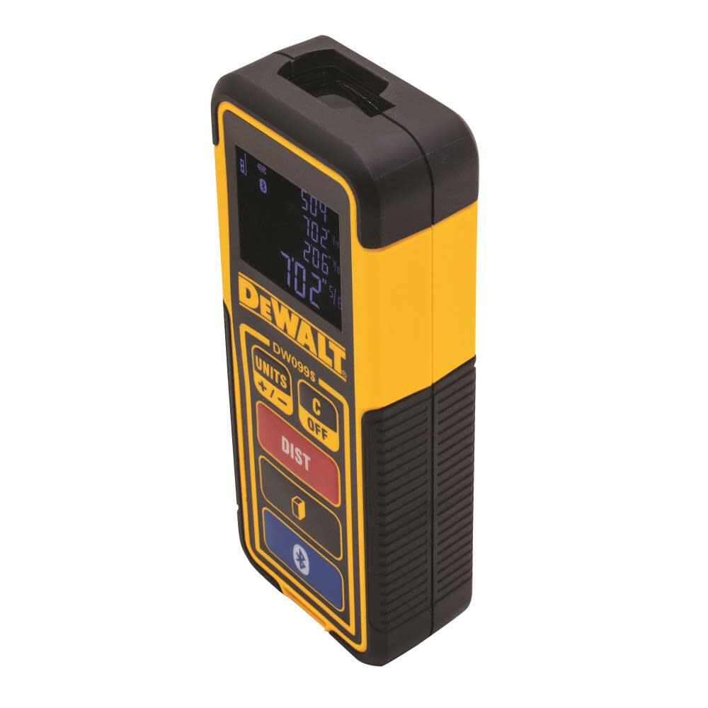 100 ft Bluetooth-Enabled Laser Distance Measurer DW099S