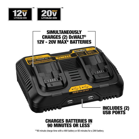 20-V Lithium-ion Battery Charger Station DCB102