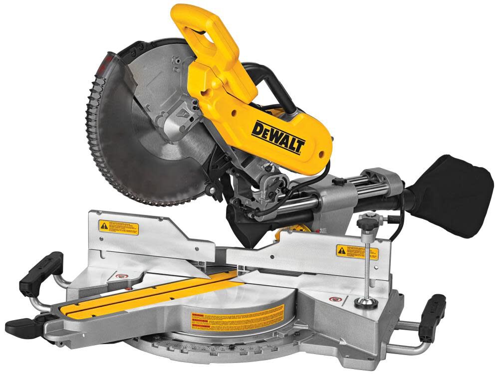 12 Double Bevel Sliding Compound Miter Saw with Heavy Duty Miter Saw Stand DWS780DWX723