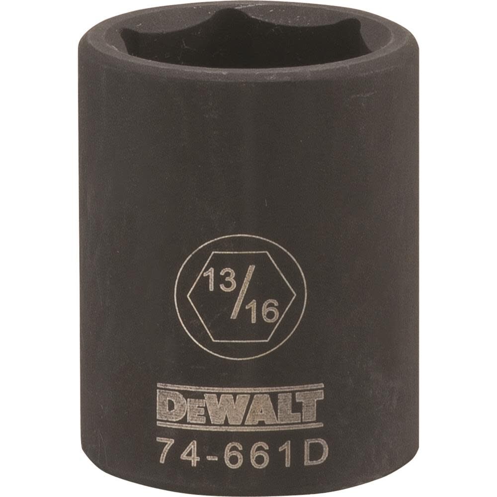 1/2 Drive X 13/16 6PT Standard Impact Socket DWMT74661OSP