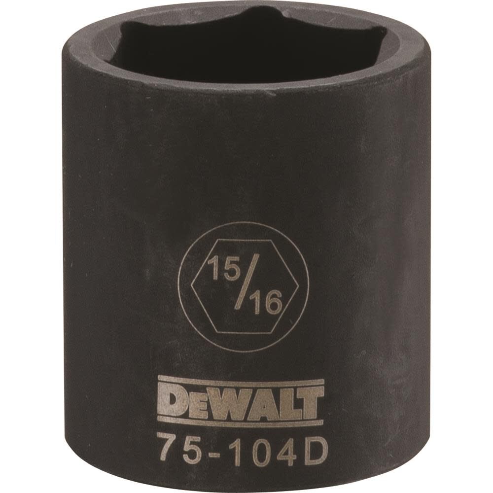 1/2 Drive X 15/16 6PT Standard Impact Socket DWMT75104OSP