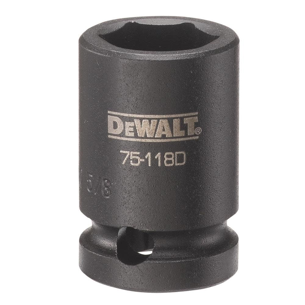 1/2 Drive X 5/8 6PT Standard Impact Socket DWMT75118OSP