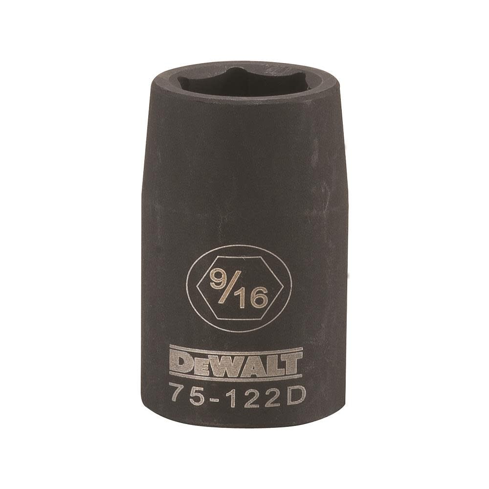 1/2 Drive X 9/16 6PT Standard Impact Socket DWMT75122OSP