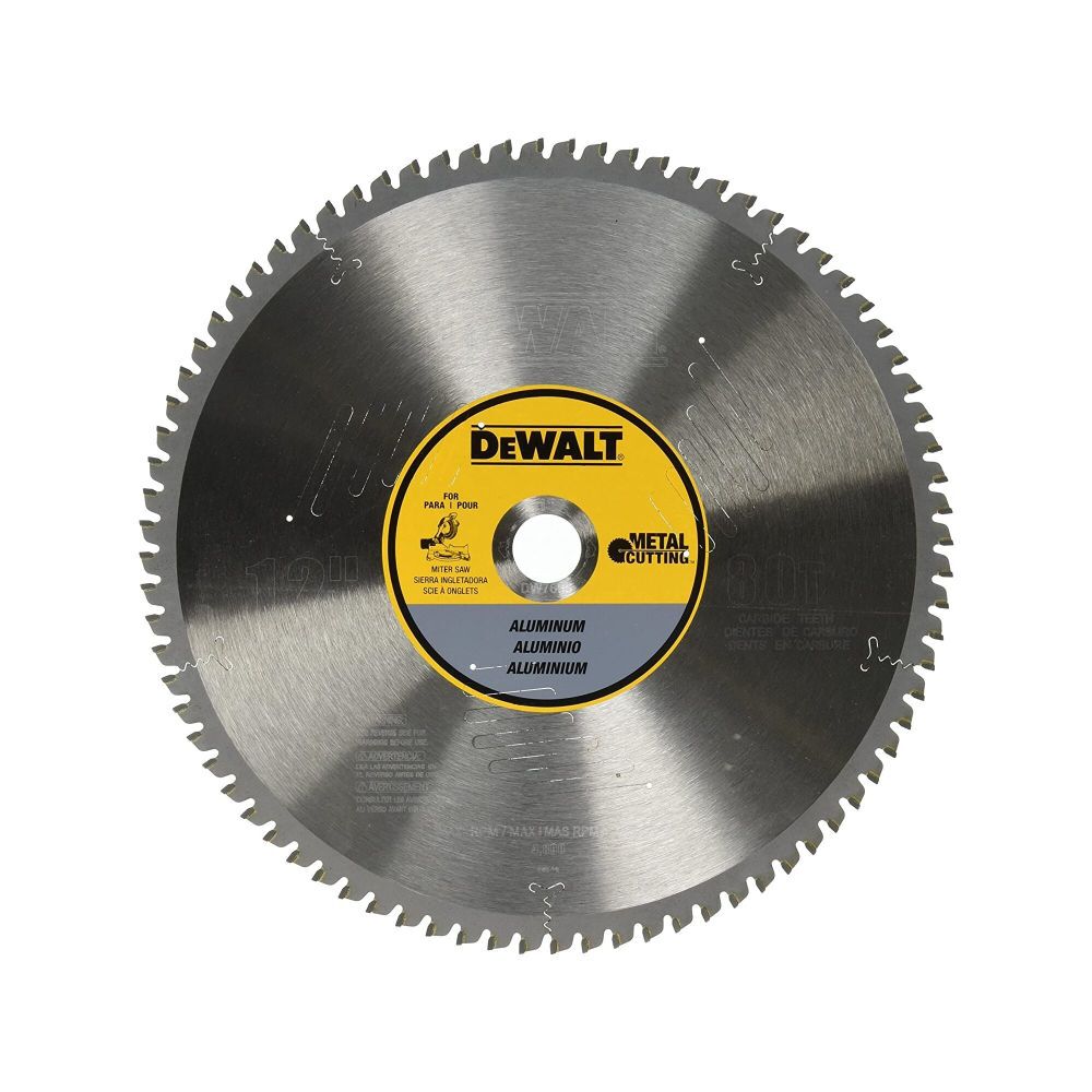 12 In. 80T Aluminum Thin Plate Metal Cutting DW7666