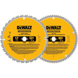 12-in 80T and 12-in 32T Saw Blade DW3128P5