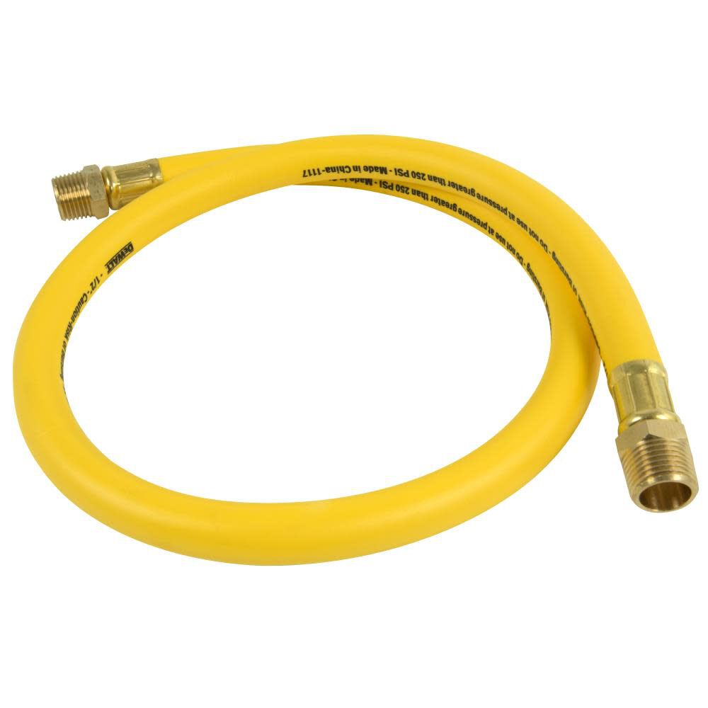 1/2 in. x 3 ft. Premium Hybrid Whip Air Hose DXCM012-0210