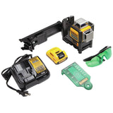 12 V 3 x 360 Green Line Laser DW089LG