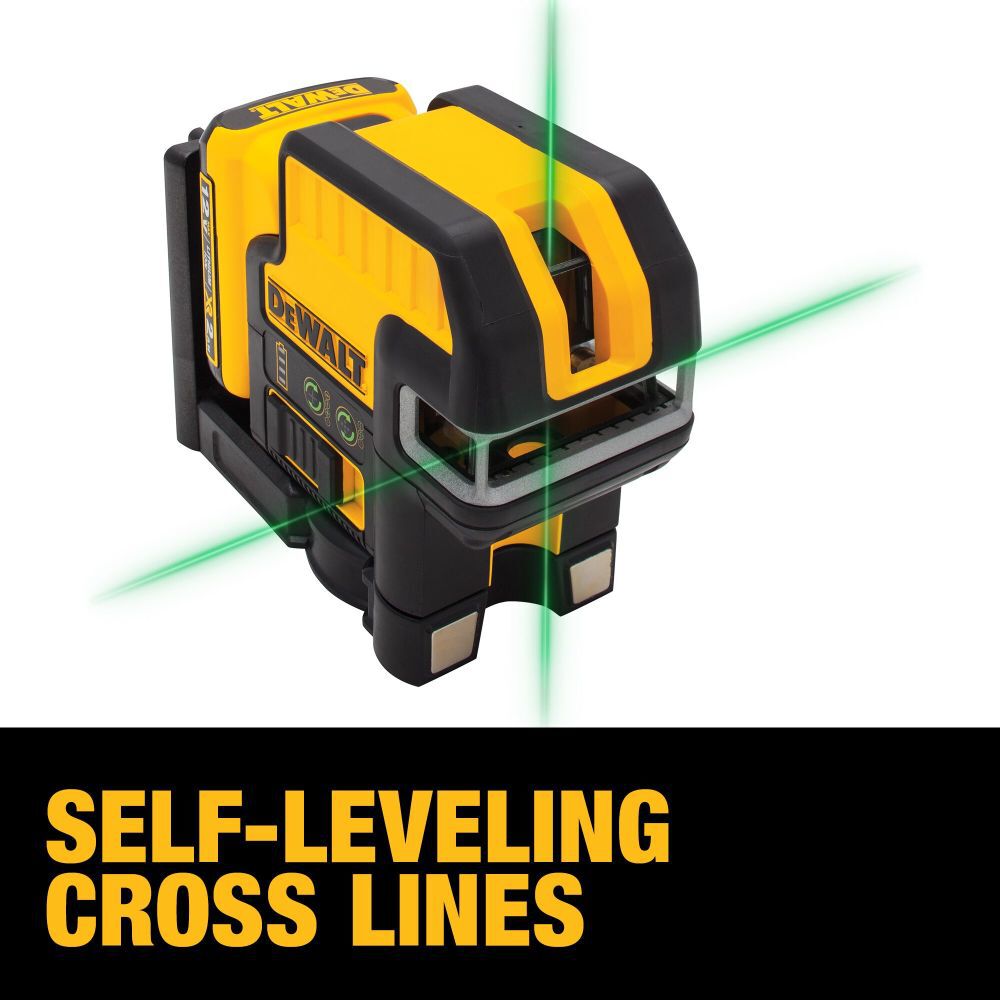 12 V 5 Spot + Cross Line Green Laser DW0825LG