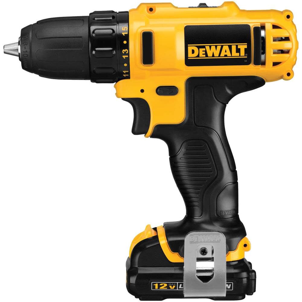 12V MAX 3/8 in. Drill Driver Kit DCD710S2