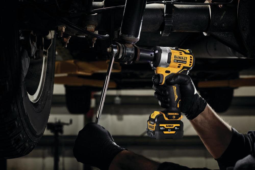 XTREME 12-volt Max Variable Speed Brushless 1/2-in Drive Cordless Impact Wrench (Bare Tool) DCF901B