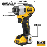 XTREME 12-volt Max 1/4-in Brushless Cordless Impact Driver (2-Batteries Included, Charger Included and Soft Bag included) DCF801F2