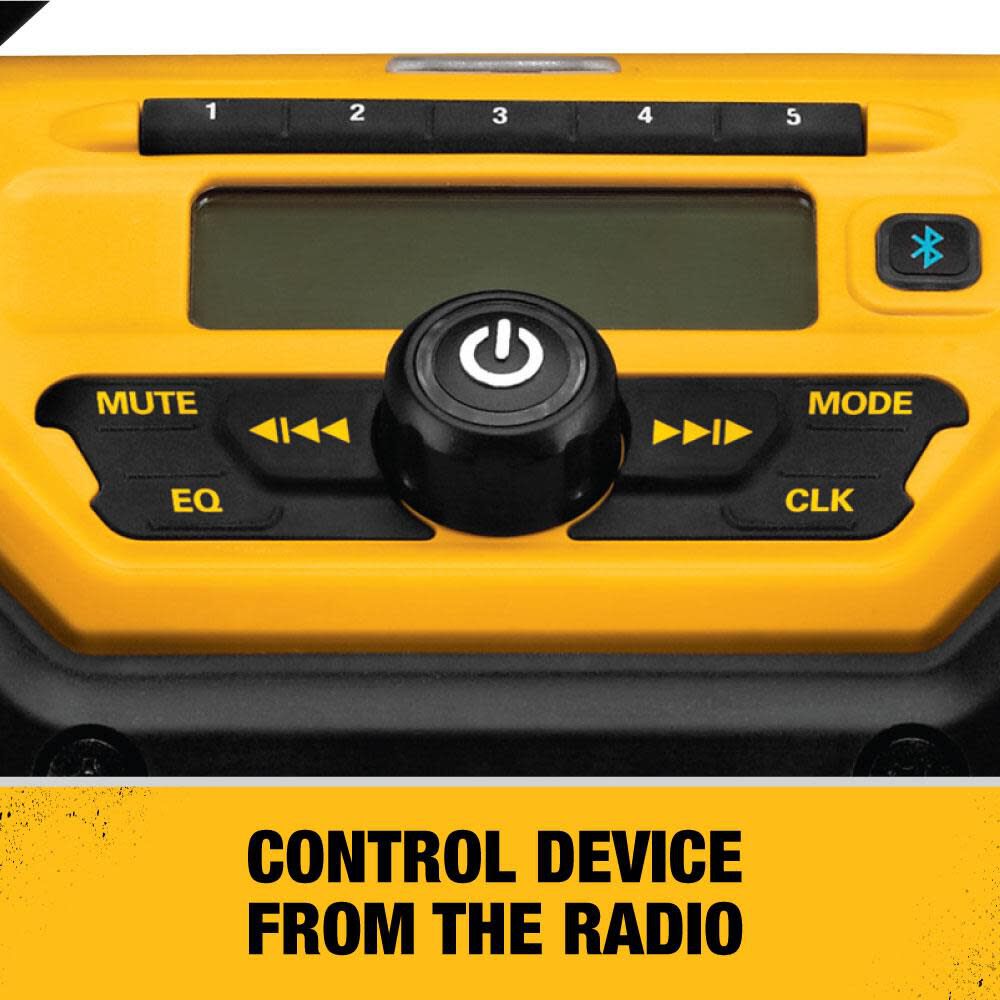 20-volt Max Cordless Bluetooth Compatibility Jobsite Radio Bluetooth Adapter DCR025